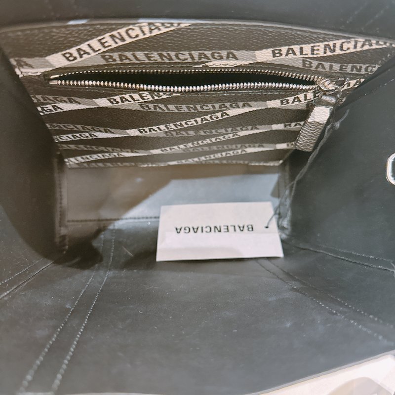 TW4723 Balenciaga 巴黎世家 塗鴉 手提 斜肩包Allover Logo Tote Bag Black x PHW-7