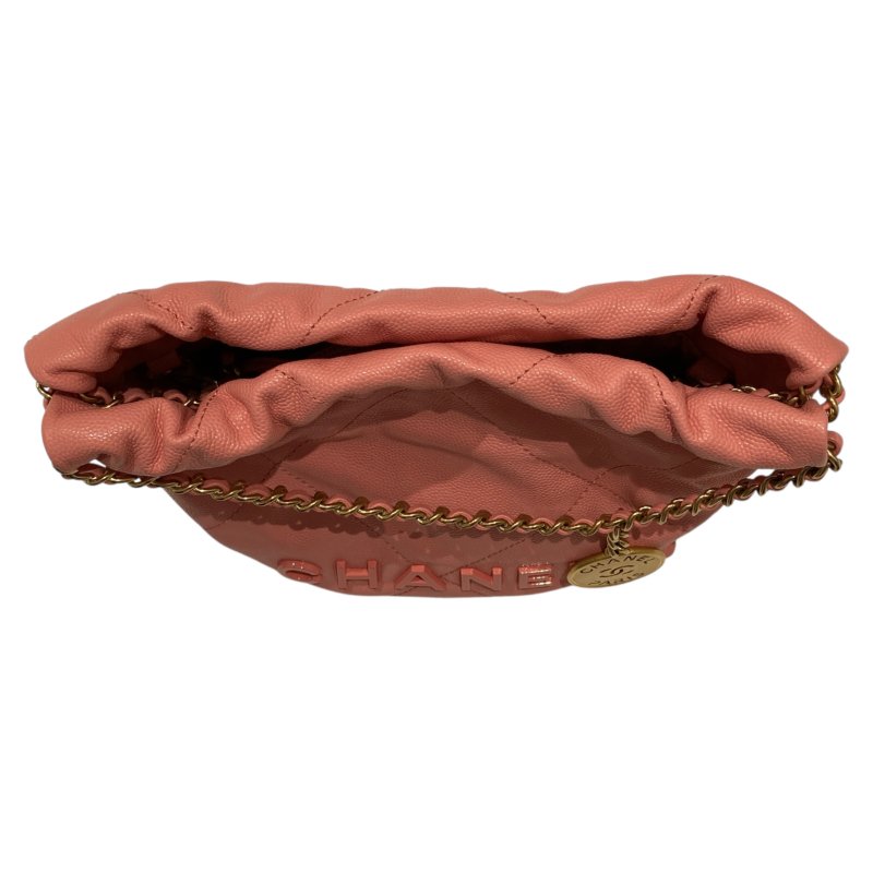CHANEL 香奈兒 MINI 22 二代款 粉色-2
