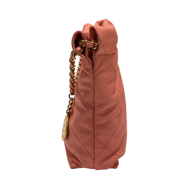 CHANEL 香奈兒 MINI 22 二代款 粉色-4