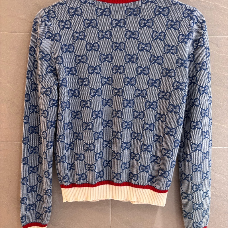 Gucci針織毛線開襟小外套-1