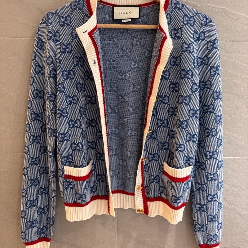 Gucci針織毛線開襟小外套-2