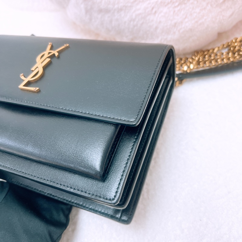 YSL sunset 黑金鏈條包/ 日落包-2