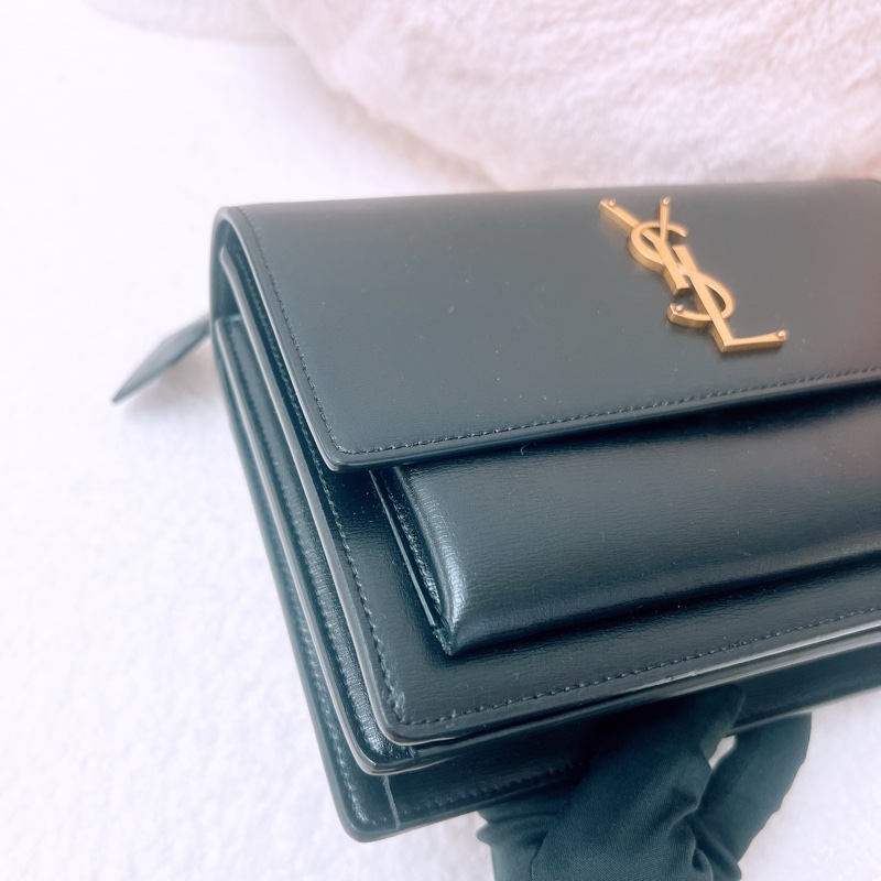 YSL sunset 黑金鏈條包/ 日落包-3