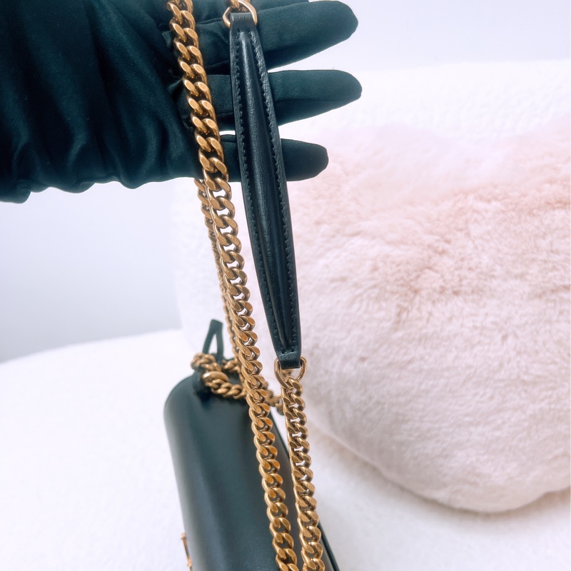 YSL sunset 黑金鏈條包/ 日落包-9