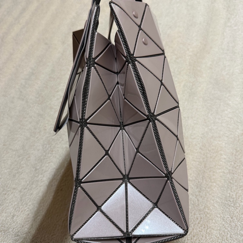 Issey Miyake三宅一生 鑽石包 大號白米色-4