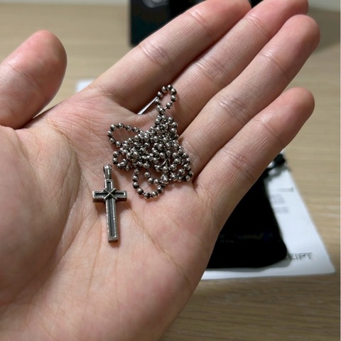 Chrome Hearts Mapplethorpe cross 梅普十字架+專櫃珠鏈