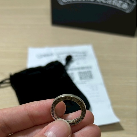 Chrome Hearts 3mm ring 素面戒指