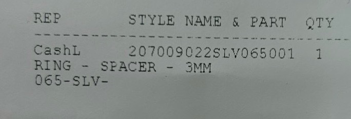 Chrome Hearts 3mm ring 素面戒指-12