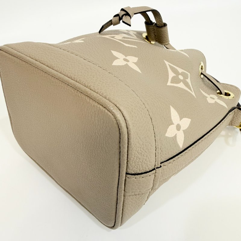 Louis Vuitton -斑鳩灰牛皮Nano Noé水桶包-6