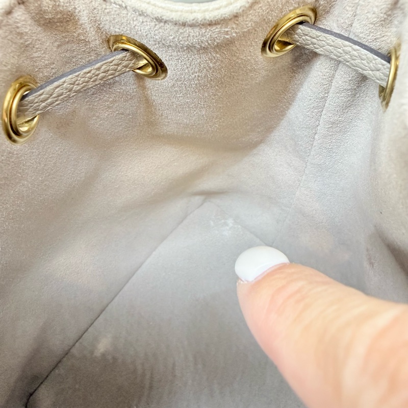 ♱ Louis Vuitton -斑鳩灰牛皮Nano Noé水桶包-21