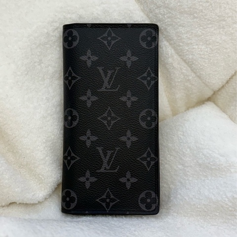 Lv黑老花對開長夾 ✨最新晶片款