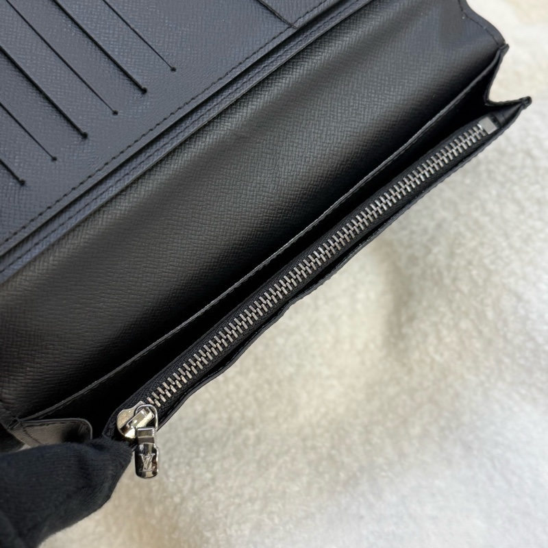 Lv黑老花對開長夾 ✨最新晶片款-7