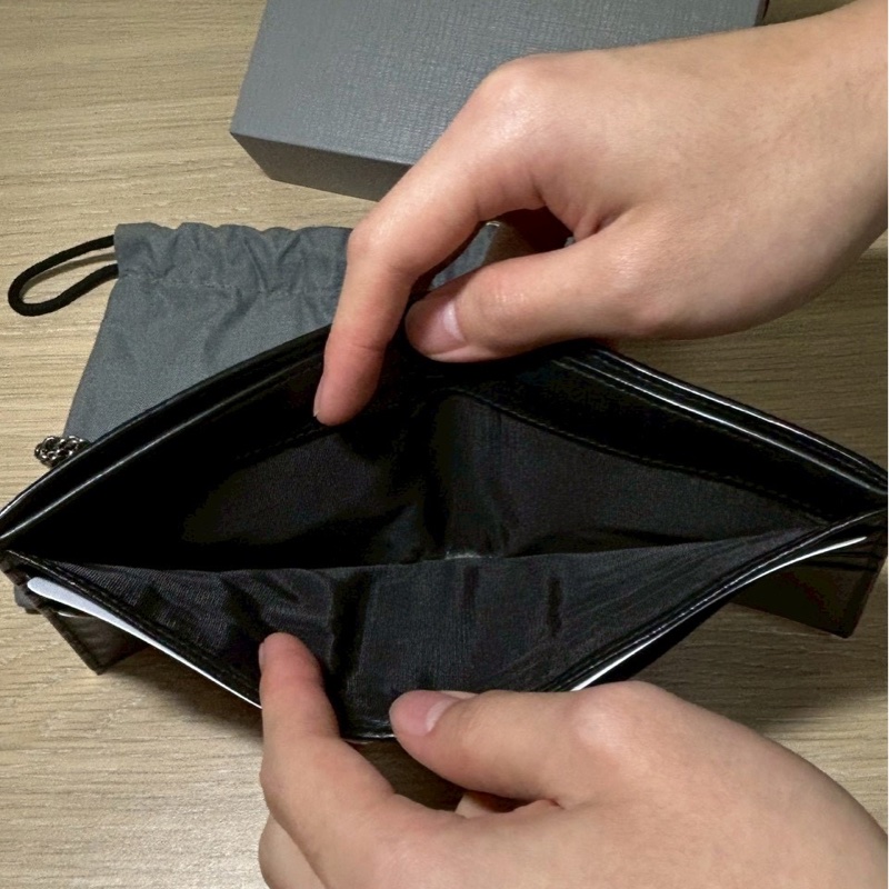 巴黎世家 男 短夾 褲鏈皮夾-13