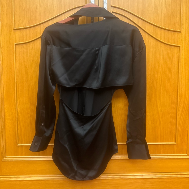alexanderwang 真絲露肩襯衫XS 黑-7