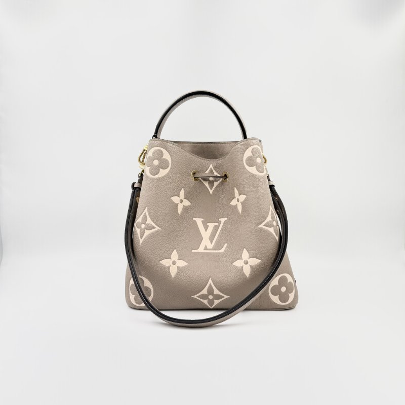 Louis Vuitton -斑鳩灰牛皮NéoNoé水桶包╻MM-4