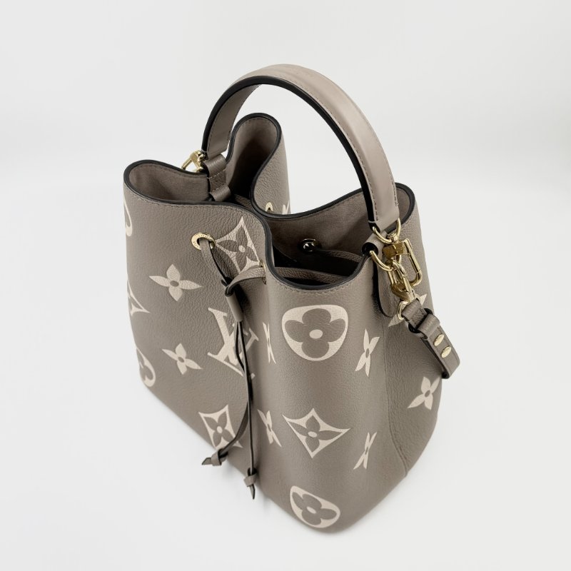 Louis Vuitton -斑鳩灰牛皮NéoNoé水桶包╻MM-7