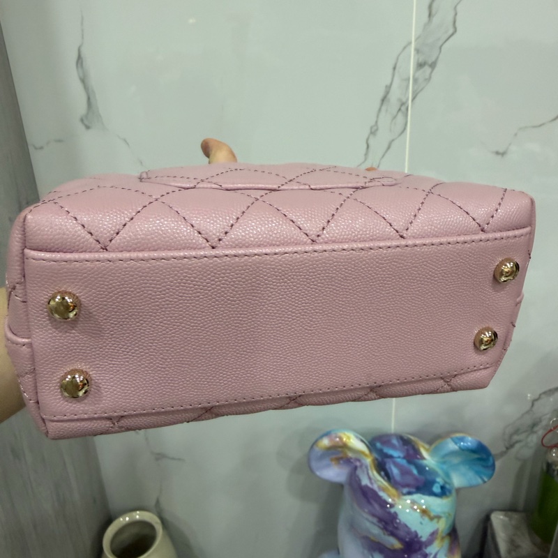 Chanel coco handle粉色2024有購證-6
