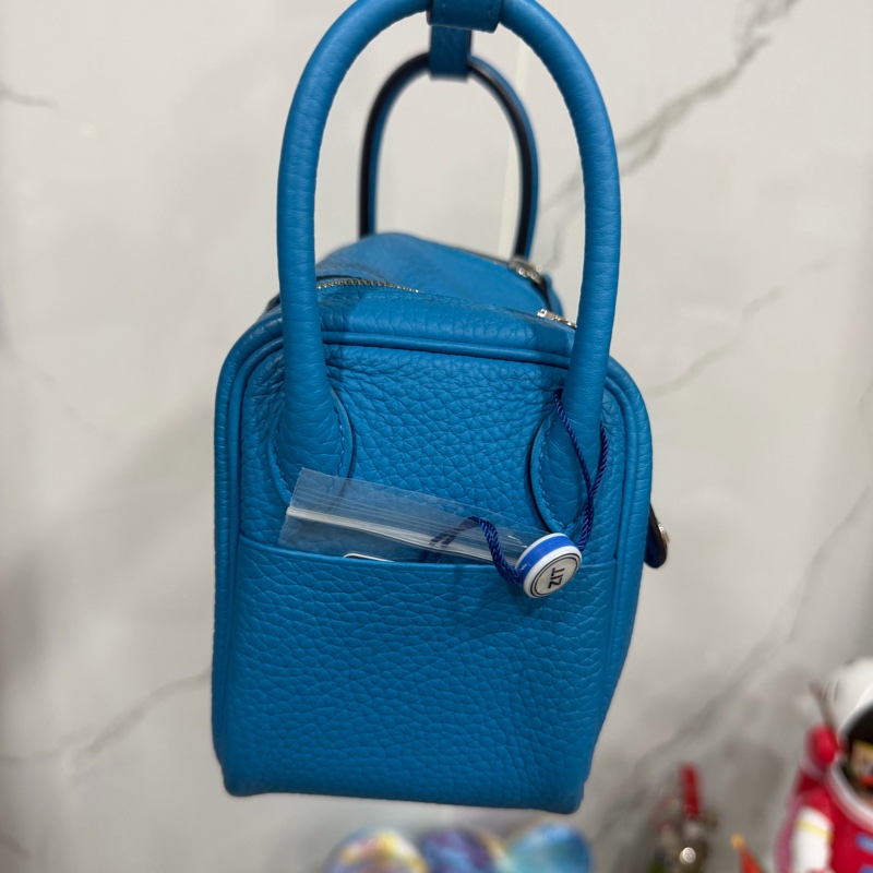 hermes mini lindy藍色 一代閒置品-3