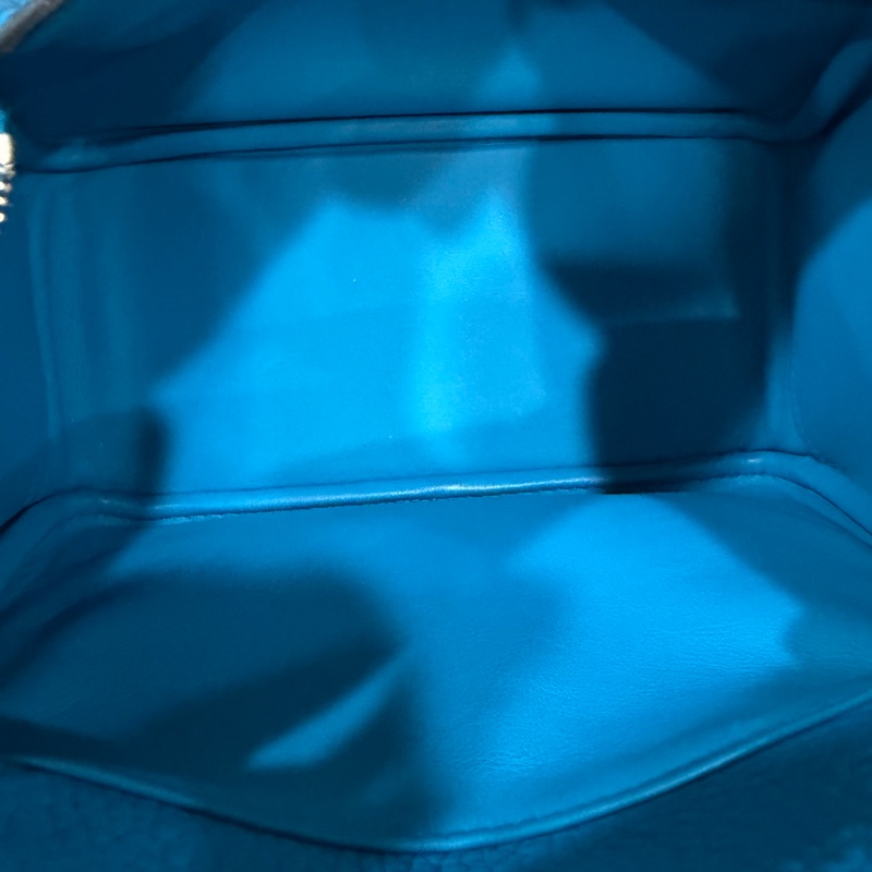 hermes mini lindy藍色 一代閒置品-6