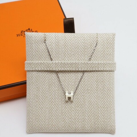 💯全新🔥 HERMES Mini pop H項鍊 - 白銀