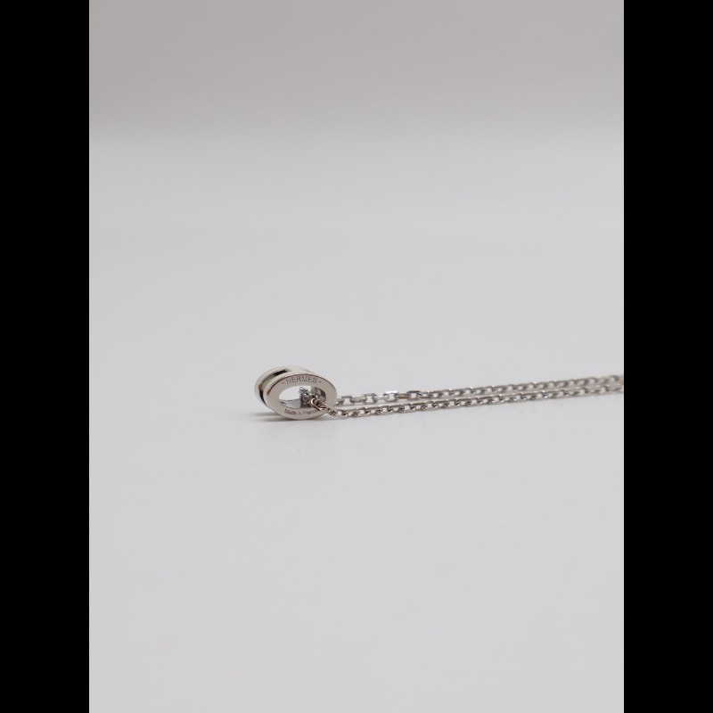 💯全新🔥 HERMES Mini pop H項鍊 - 白銀-2