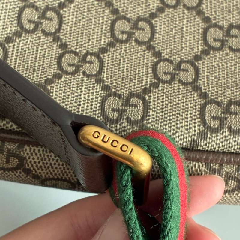 Gucci前口袋拉鏈相機包 斜背包 mini-19