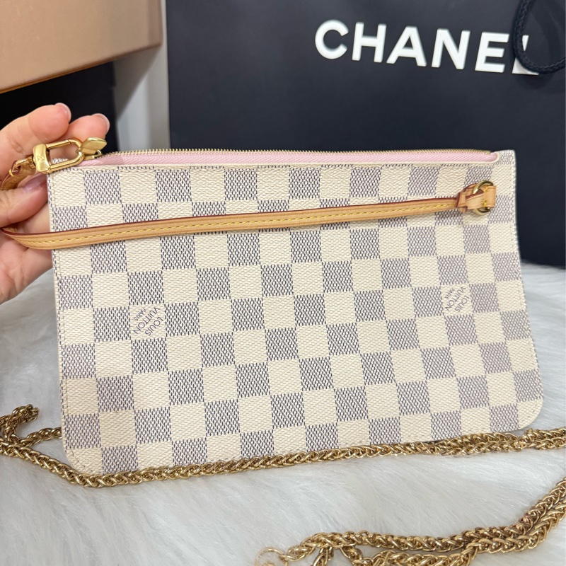 lv neverfull 子包 腋下包 斜背包-15
