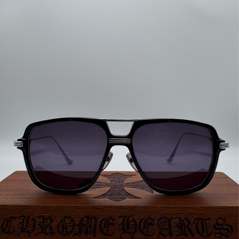 Chrome Hearts INIT 眼鏡 克羅心墨鏡 墨鏡 克羅心眼鏡 飛行眼鏡 歌德風眼鏡-0