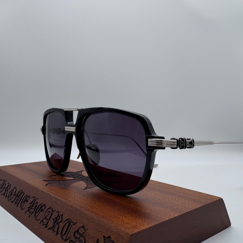 Chrome Hearts INIT 眼鏡 克羅心墨鏡 墨鏡 克羅心眼鏡 飛行眼鏡 歌德風眼鏡-2