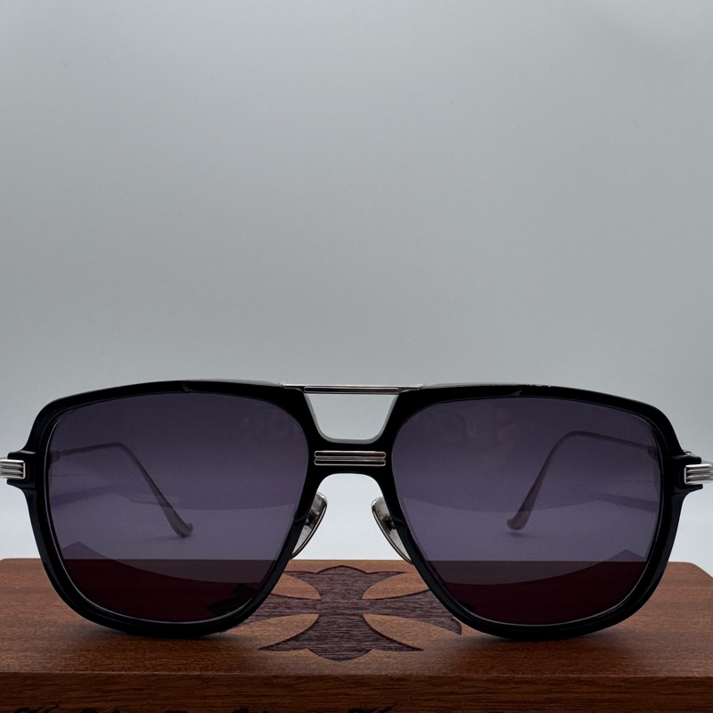 Chrome Hearts INIT 眼鏡 克羅心墨鏡 墨鏡 克羅心眼鏡 飛行眼鏡 歌德風眼鏡-8