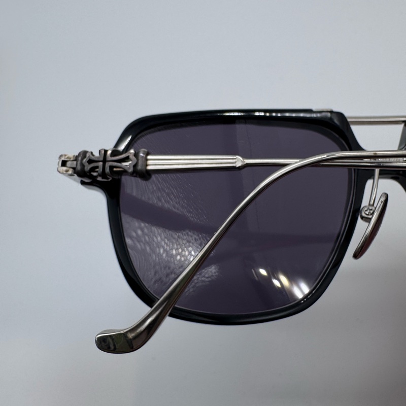 Chrome Hearts INIT 眼鏡 克羅心墨鏡 墨鏡 克羅心眼鏡 飛行眼鏡 歌德風眼鏡-16