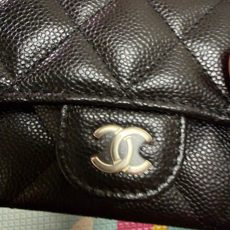 Chanel。香奈兒。經典CF翻蓋卡包(有拉鏈)-2