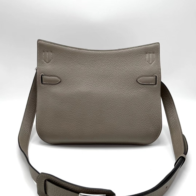 HERMES/愛馬仕大象灰銀扣吉普賽 Jypsiere 28單肩斜挎包-1