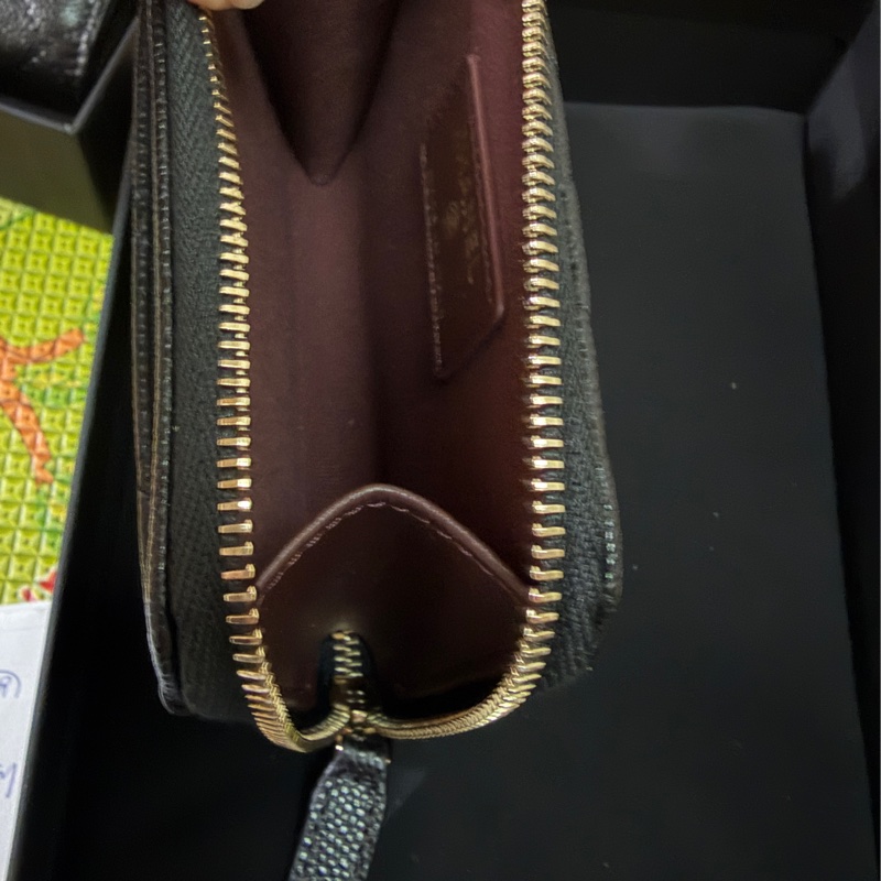 Chanel。香奈兒。L卡夾淡金扣荔枝皮-8