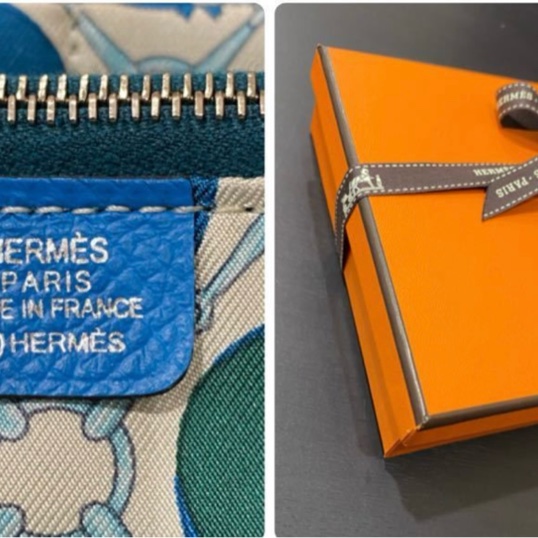 HERMES 絲巾長夾 馬圖騰 A刻-4