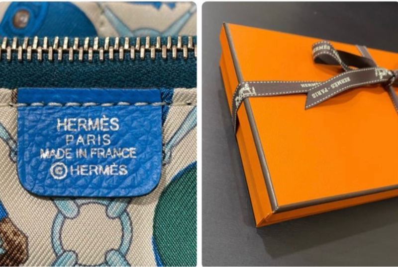 HERMES 絲巾長夾 馬圖騰 A刻-2