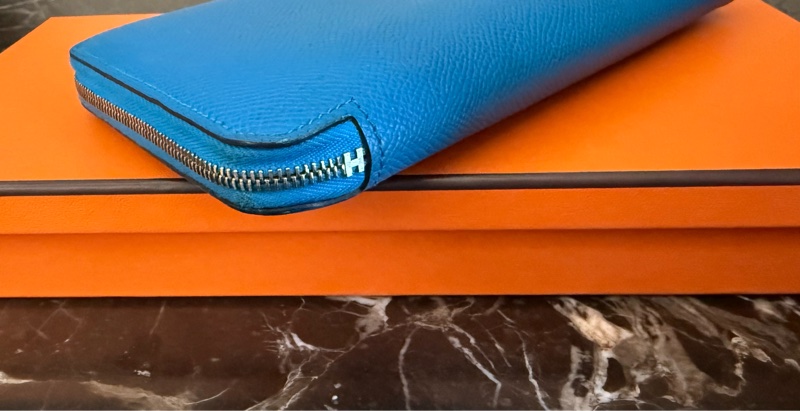 HERMES 絲巾長夾 馬圖騰 A刻-7