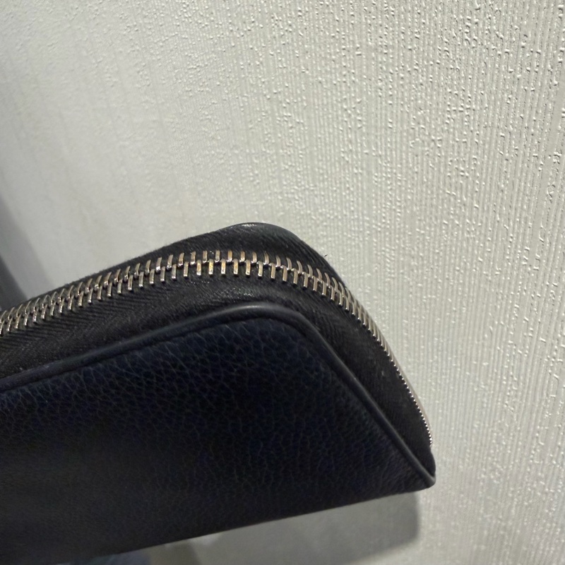 Dior Icon 荔面牛皮 拉鍊長夾 黑-19
