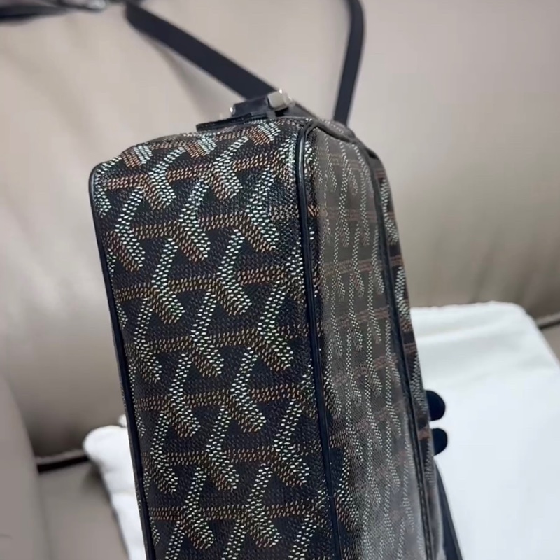 【96新 ✨ 全網最低價!】Goyard 戈雅 CAP VERT 斜挎包 相機包 黑色老花 小號(下單前先詢問庫存❗️)-3