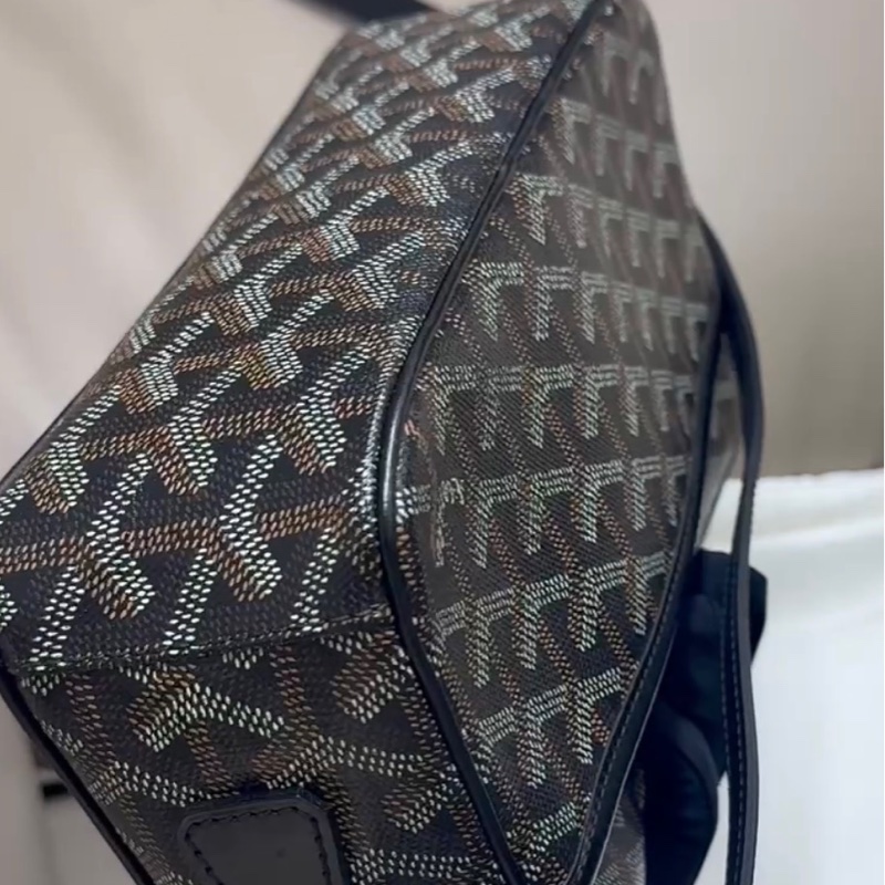 【96新 ✨ 全網最低價!】Goyard 戈雅 CAP VERT 斜挎包 相機包 黑色老花 小號(下單前先詢問庫存❗️)-4