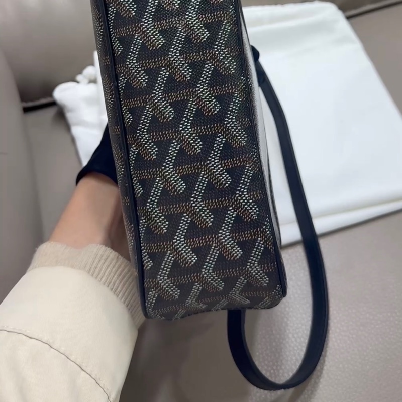 【96新 ✨ 全網最低價!】Goyard 戈雅 CAP VERT 斜挎包 相機包 黑色老花 小號(下單前先詢問庫存❗️)-5