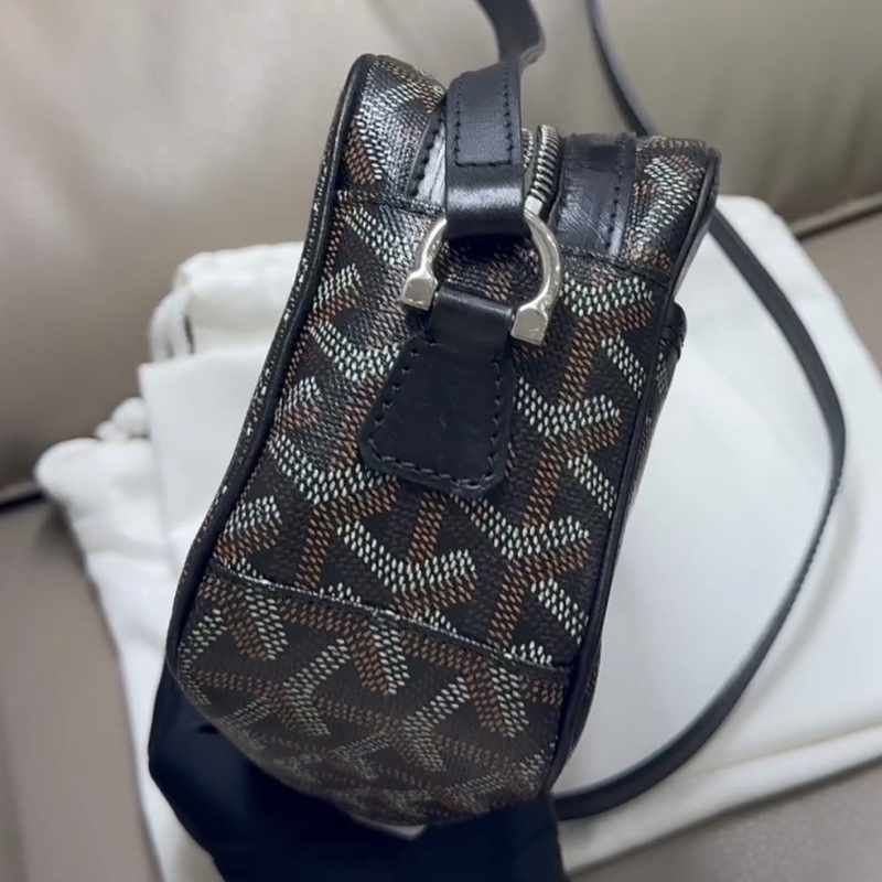 【96新 ✨ 全網最低價!】Goyard 戈雅 CAP VERT 斜挎包 相機包 黑色老花 小號(下單前先詢問庫存❗️)-7