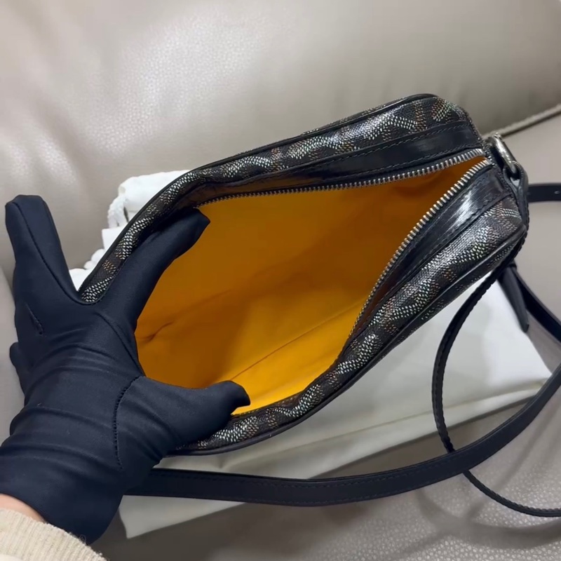 【96新 ✨ 全網最低價!】Goyard 戈雅 CAP VERT 斜挎包 相機包 黑色老花 小號(下單前先詢問庫存❗️)-8