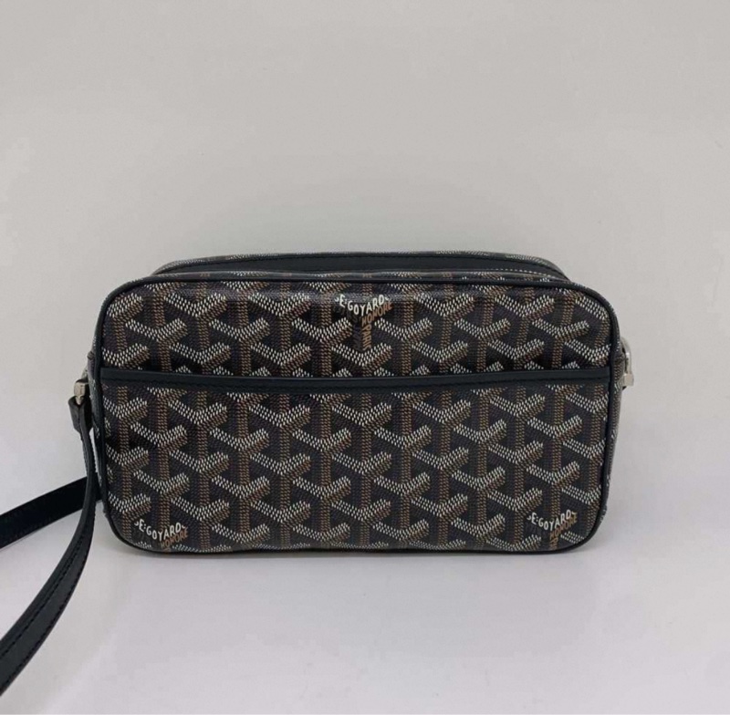 【96新 ✨ 全網最低價!】Goyard 戈雅 CAP VERT 斜挎包 相機包 黑色老花 小號(下單前先詢問庫存❗️)-0