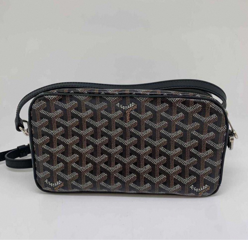 【96新 ✨ 全網最低價!】Goyard 戈雅 CAP VERT 斜挎包 相機包 黑色老花 小號(下單前先詢問庫存❗️)-1