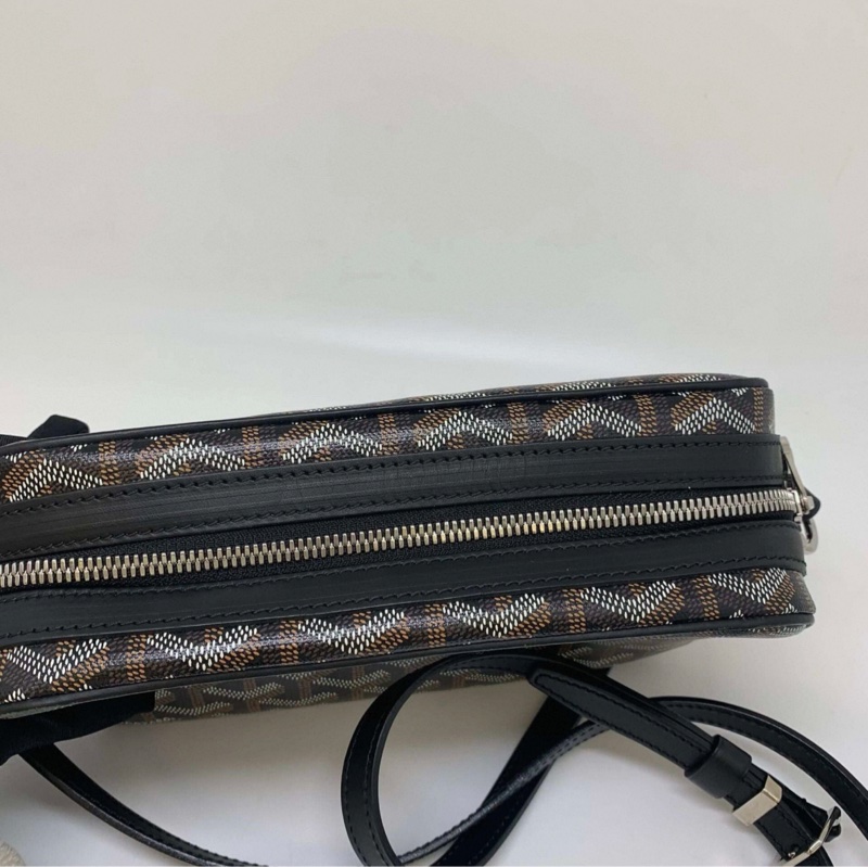 【96新 ✨ 全網最低價!】Goyard 戈雅 CAP VERT 斜挎包 相機包 黑色老花 小號(下單前先詢問庫存❗️)-4