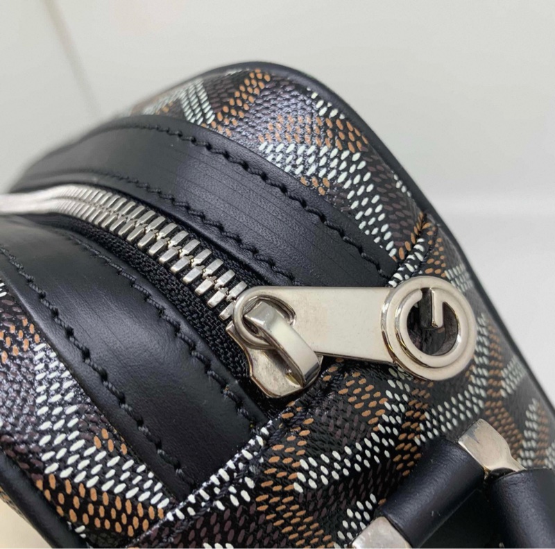 【96新 ✨ 全網最低價!】Goyard 戈雅 CAP VERT 斜挎包 相機包 黑色老花 小號(下單前先詢問庫存❗️)-9