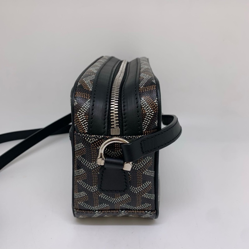 【96新 ✨ 全網最低價!】Goyard 戈雅 CAP VERT 斜挎包 相機包 黑色老花 小號(下單前先詢問庫存❗️)-19