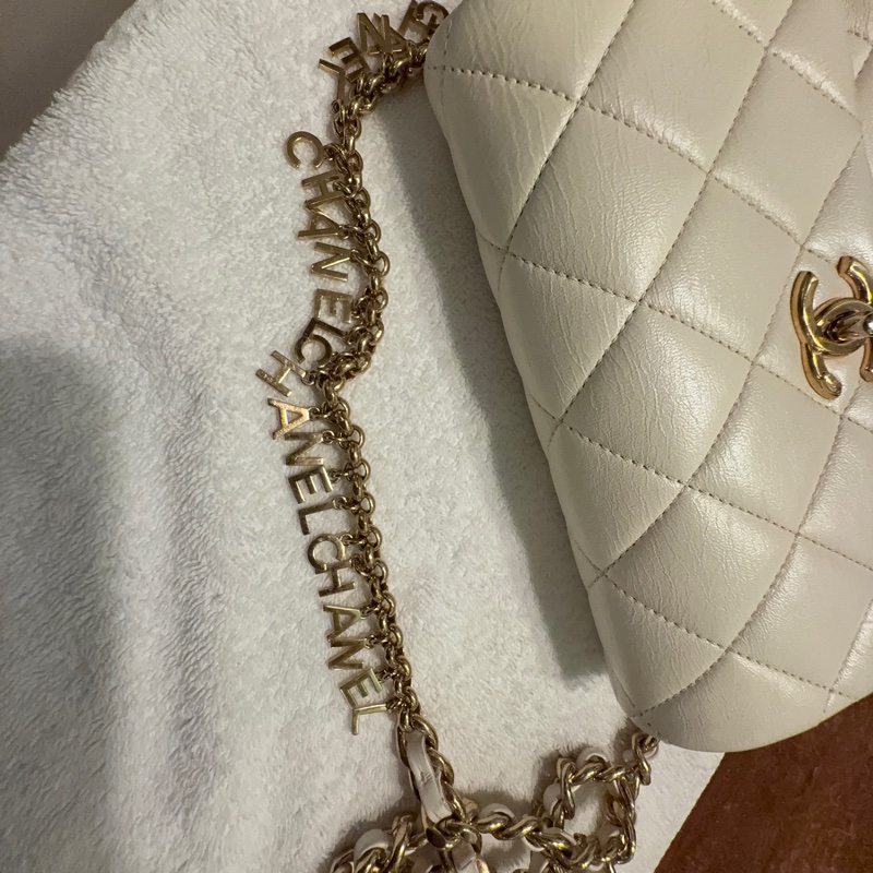 CHANEL CLASSIC FLAP 白金 Chanel 鏈條-10