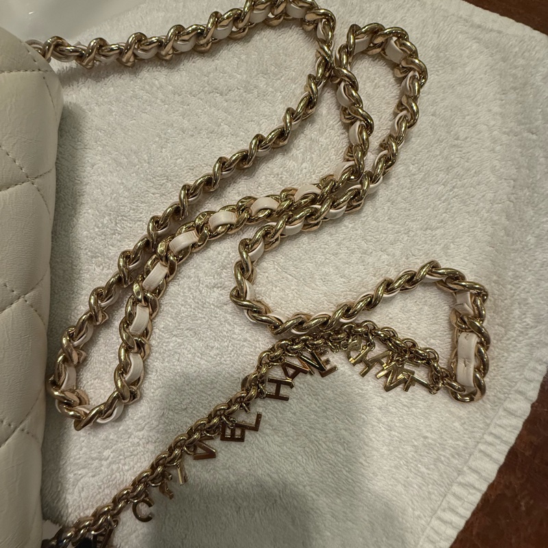 CHANEL CLASSIC FLAP 白金 Chanel 鏈條-12